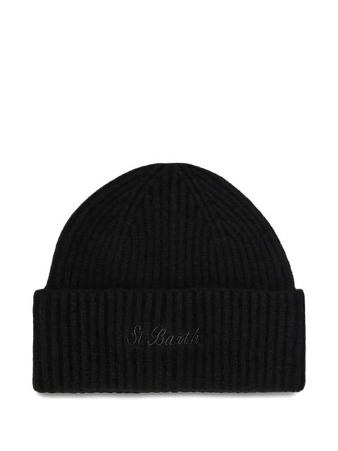 MC2 Saint Barth embroidered beanie - Black - zdjęcie produktu nr 1