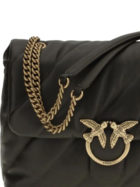 PINKO Love quilted shoulder bag - Green