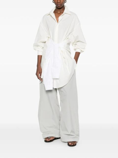 MM6 Maison Margiela pointed-collar shirt - Neutrals - zdjęcie produktu nr 2