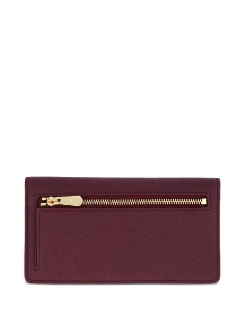 Ferragamo Continental logo-detail leather wallet - Red