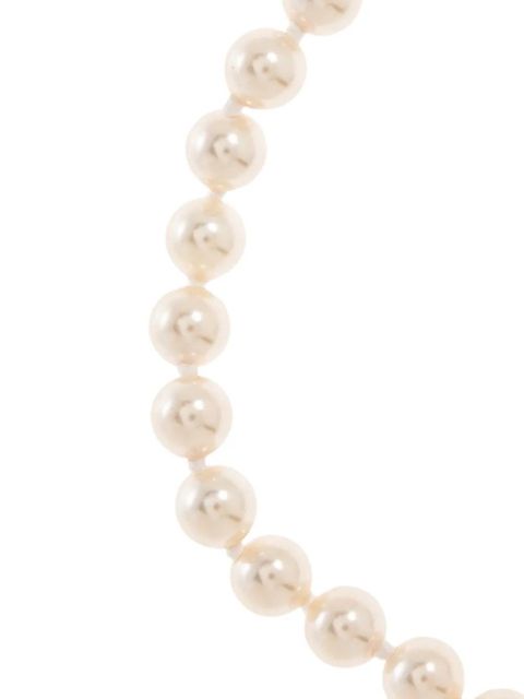 Vivienne Westwood pearl bow bracelet - Neutrals