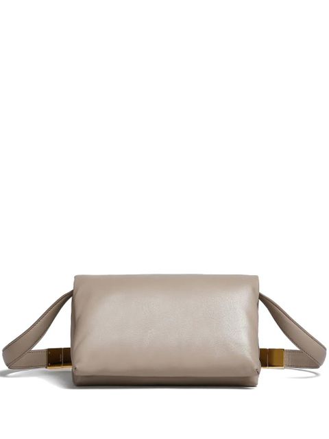 Marni small Prisma leather shoulder bag - Brown - zdjęcie produktu nr 1