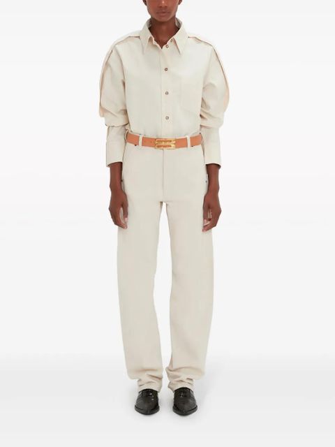 Victoria Beckham low-rise tapered jeans - Neutrals - zdjęcie produktu nr 2