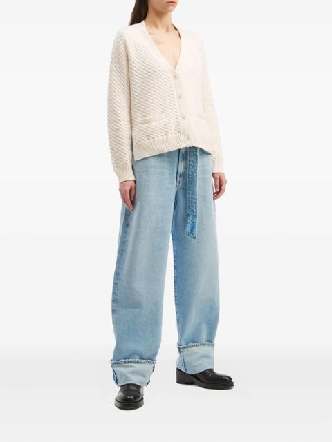 AGOLDE belted cuffed jeans - Blue - zdjęcie produktu nr 2