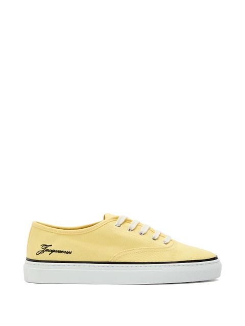 Jacquemus Féfé lace-up logo sneakers - Yellow - zdjęcie produktu nr 1