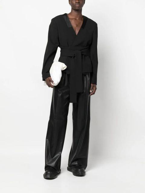 AMBUSH tailored tie-waist blazer - Black - zdjęcie produktu nr 2