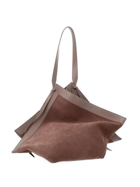 Yuzefi large Wonton suede tote bag - Brown - zdjęcie produktu nr 1