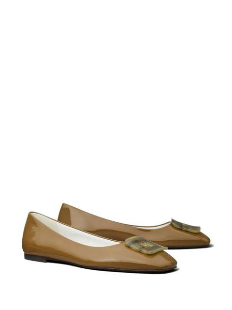 Tory Burch Georgia ballerina shoes - Neutrals