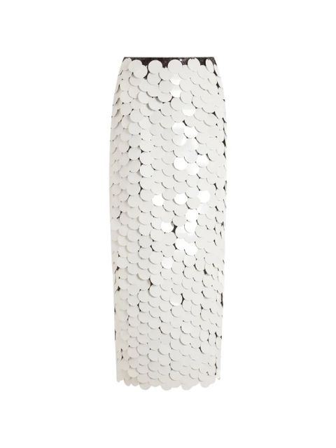 16Arlington Dia sequin midi skirt - White - zdjęcie produktu nr 1