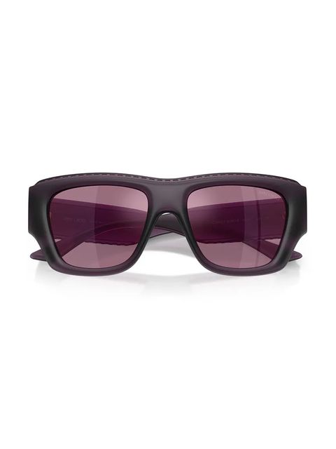 Jimmy Choo okulary przeciwsłoneczne damskie kolor fioletowy 0JC6003U