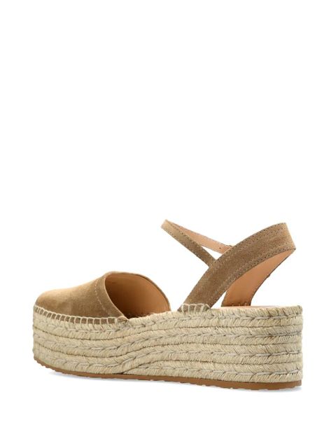 Gianvito Rossi round-toe platform espadrille - Neutrals