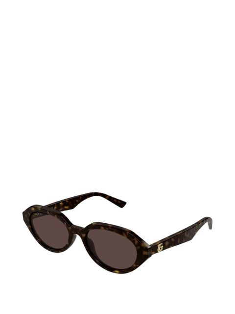 Gucci Eyewear oval-frame sunglasses - Brown - zdjęcie produktu nr 2