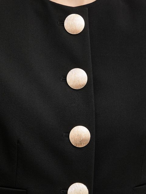 Morgan marynarka kolor czarny jednorzędowa gładka VPIE.F