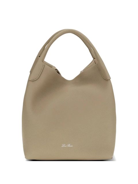 Loro Piana large Bale leather tote bag - Neutrals - zdjęcie produktu nr 1