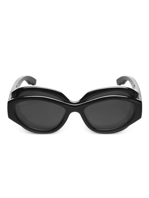Balenciaga Eyewear Superbusy round-frame sunglasses - Black - zdjęcie produktu nr 1
