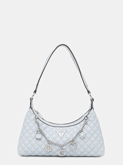 Guess torebka EVERLEE kolor niebieski HWEY86 79180 - zdjęcie produktu nr 1