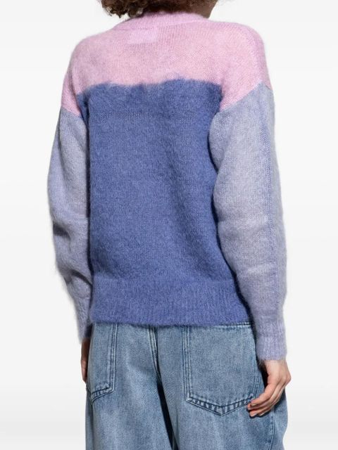 MARANT ÉTOILE Madeline two-tone sweater - Blue - zdjęcie produktu nr 2