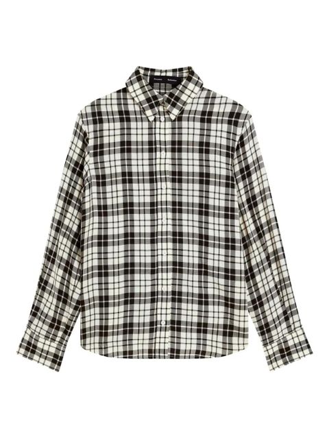Proenza Schouler checked shirt - Black - zdjęcie produktu nr 1
