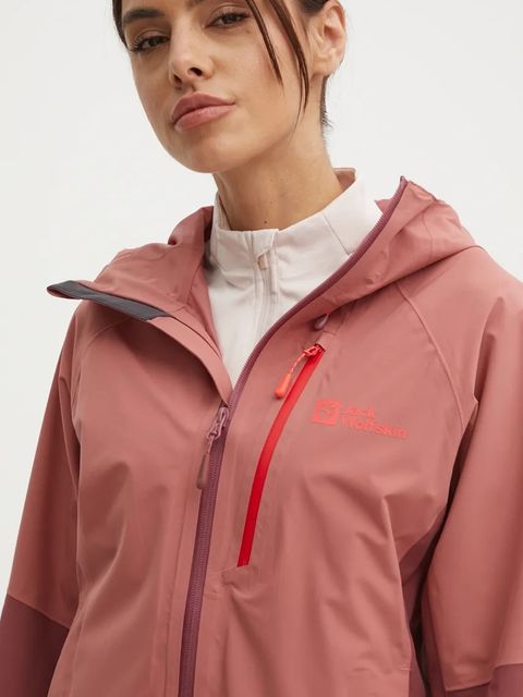 Jack Wolfskin kurtka outdoorowa Eagle Peak 2L kolor różowy A61825