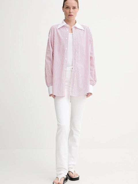 Filippa K koszula bawełniana damska kolor biały relaxed z kołnierzykiem klasycznym 31405.FK - zdjęcie produktu nr 2