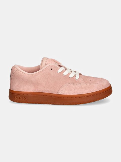 Kenzo sneakersy zamszowe Dome Low Top Sneakers kolor różowy FD62SN061L56.34 - zdjęcie produktu nr 2