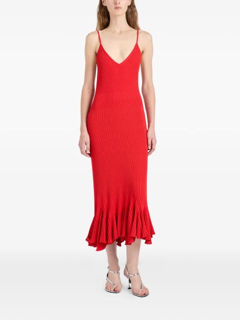 Proenza Schouler Giuditta ribbed dress - Red - zdjęcie produktu nr 2