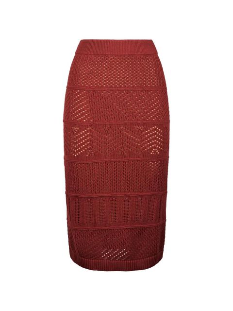 Max Mara knitted skirt - Red - zdjęcie produktu nr 1
