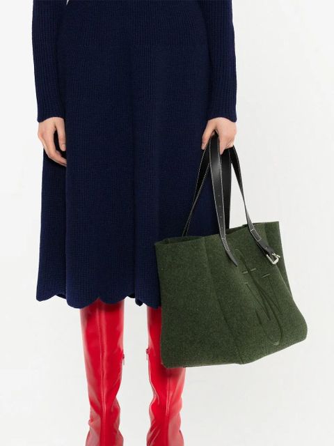 JW Anderson scalloped hem dress - Blue