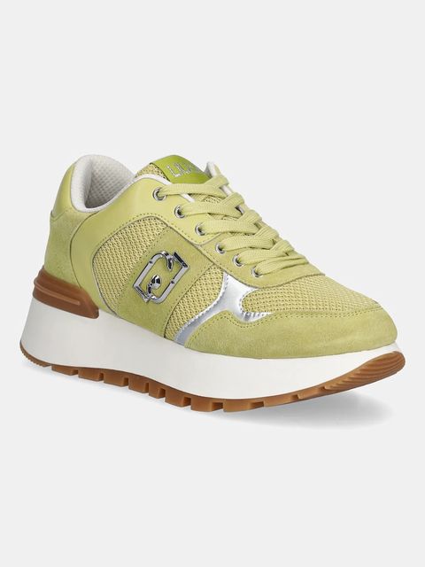 Liu Jo sneakersy AMAZING 43 BIS damskie kolor zielony BA6031PX027S3952 - zdjęcie produktu nr 1