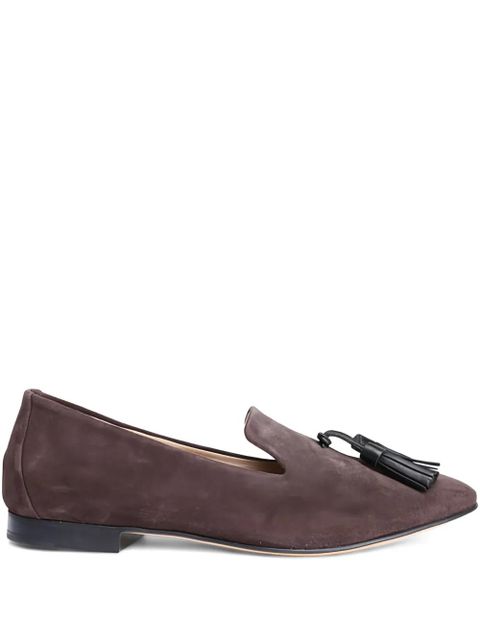 Le Monde Beryl tassel-design suede loafers - Brown - zdjęcie produktu nr 1