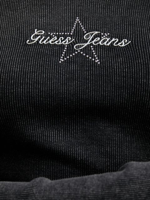 Guess Jeans longsleeve kolor czarny W6RP24 KA0H1