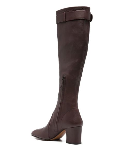 Miu Miu 65mm buckle boots - Brown