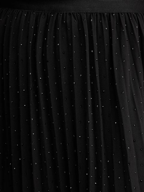 Morgan spódnica kolor czarny maxi rozkloszowana JRILOX