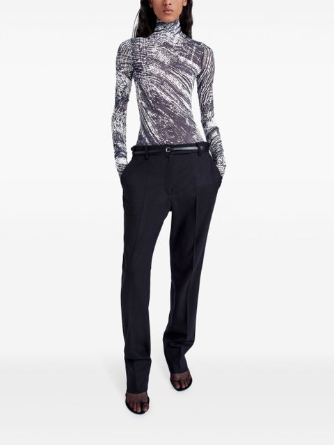 Proenza Schouler Rio printed jersey top - Grey - zdjęcie produktu nr 2