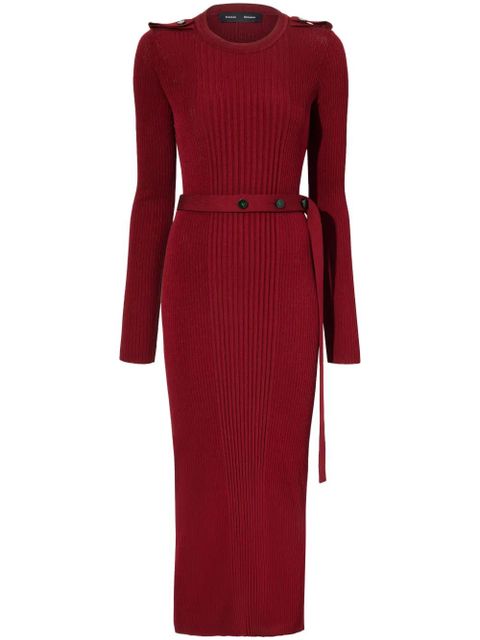 Proenza Schouler Lauryn midi dress - Red - zdjęcie produktu nr 1