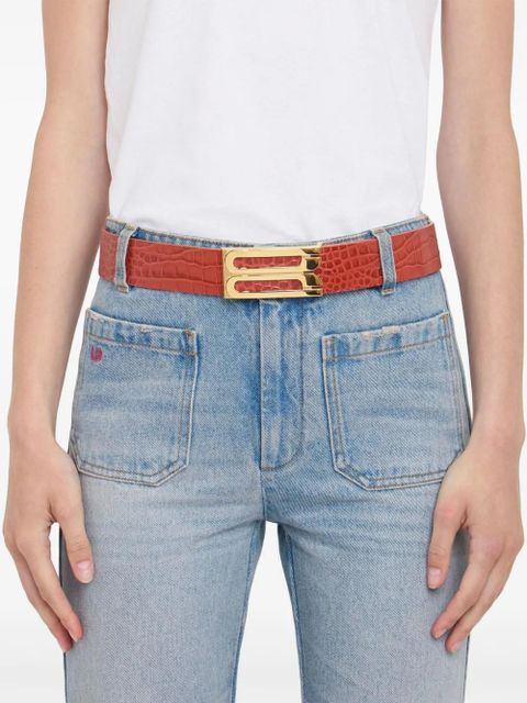 Victoria Beckham Jumbo Frame belt - Red