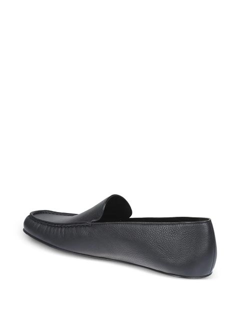 The Row slip-on slippers - Black