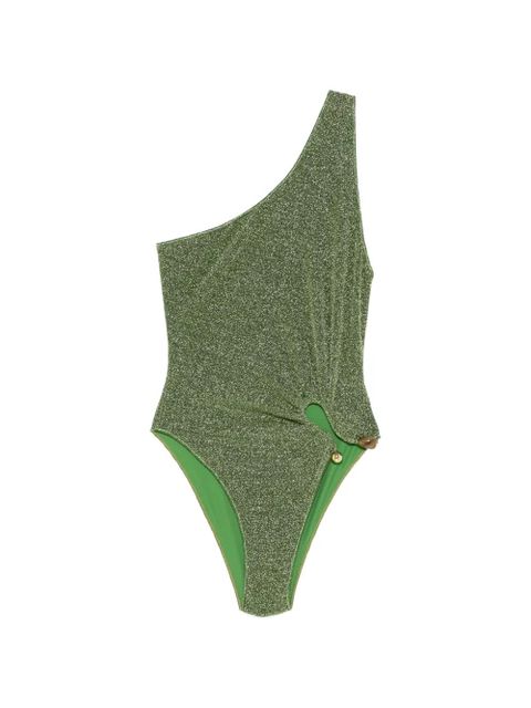 Oséree Lumière one-shoulder swimsuit - Green - zdjęcie produktu nr 1