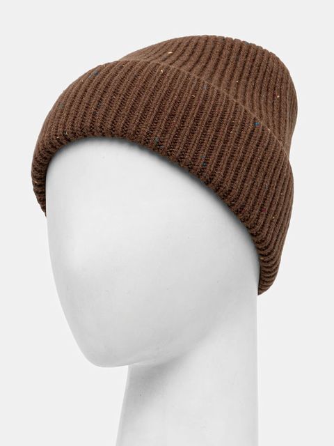 Answear.LAB czapka wełniana kolor brązowy
