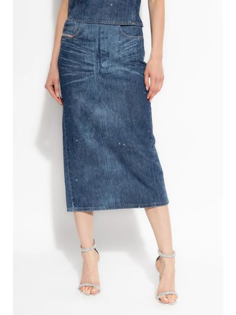 Diesel De-Pra-S3 midi skirt - Blue