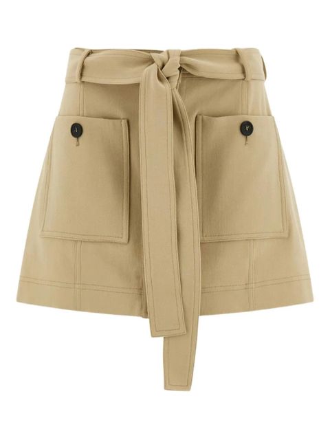 Ferragamo pocketed mini skirt - Neutrals - zdjęcie produktu nr 1