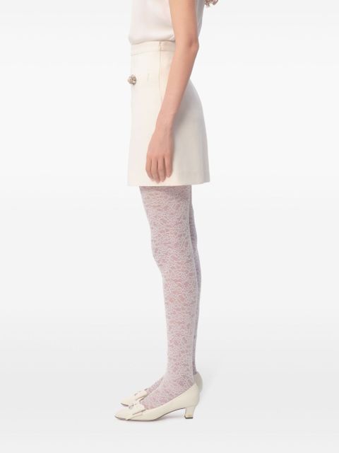 Valentino Garavani Crepe Couture mini skirt - Neutrals