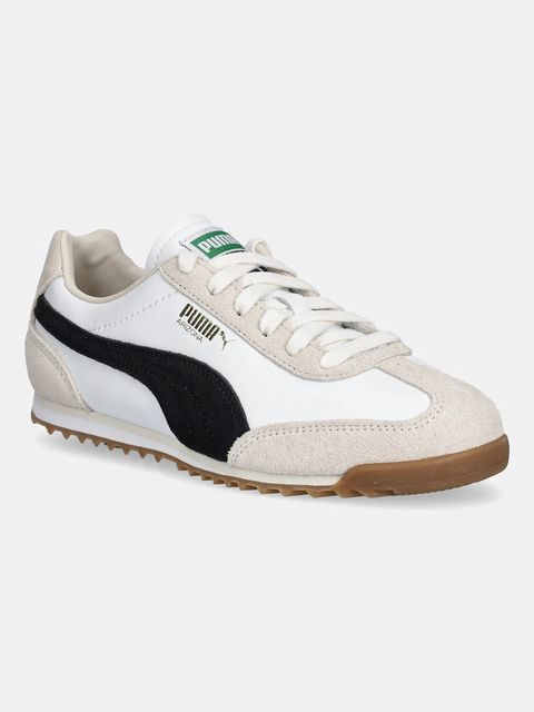 Puma sneakersy skórzane Arizona Retro kolor beżowy 402353 - zdjęcie produktu nr 1
