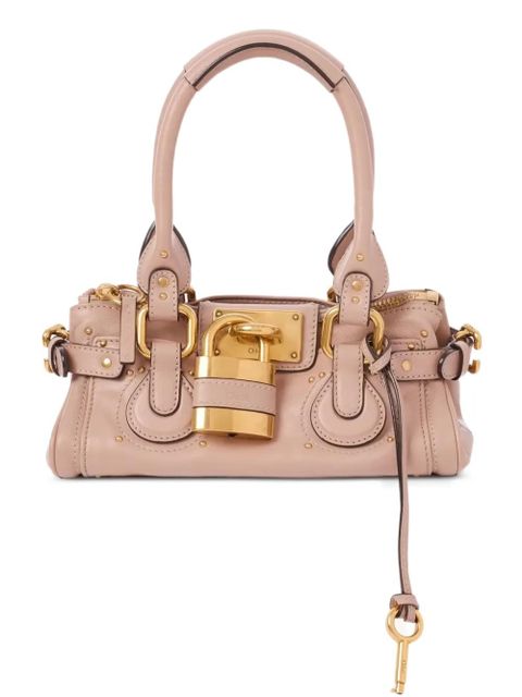 Chloé small Paddington leather tote bag - Pink - zdjęcie produktu nr 1