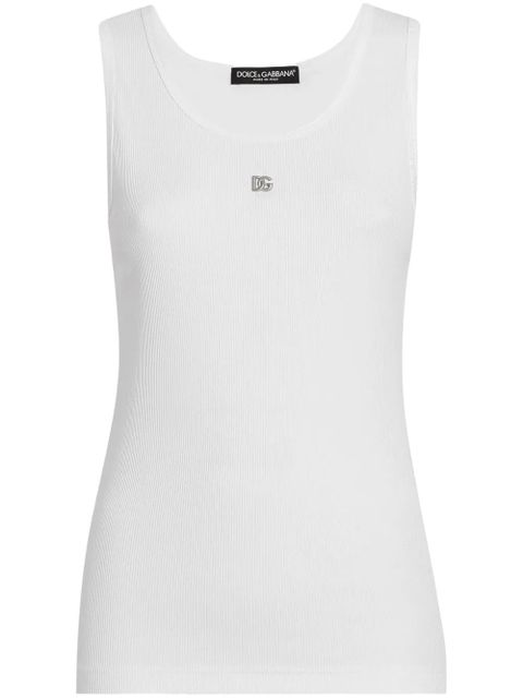 Dolce & Gabbana logo tank top - White - zdjęcie produktu nr 1