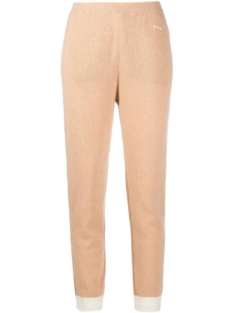 Marni ribbed-knit cashmere trousers - Neutrals - zdjęcie produktu nr 1