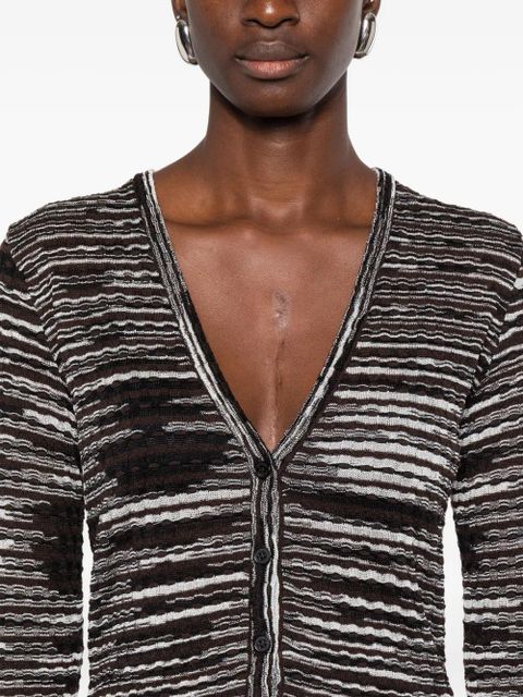 Missoni stripe-knit cardigan - Black