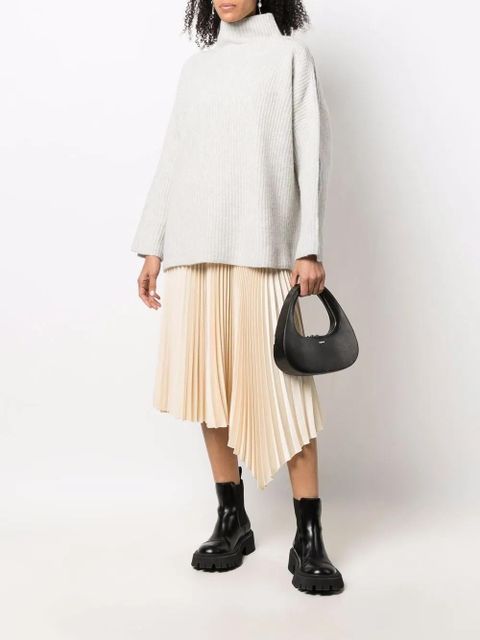 3.1 Phillip Lim high-neck ribbed-knit jumper - Grey - zdjęcie produktu nr 2