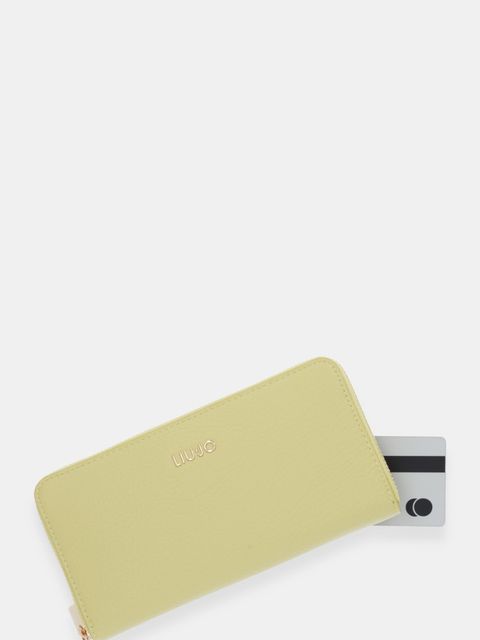 Liu Jo portfel damski kolor zielony AA6170 E1109