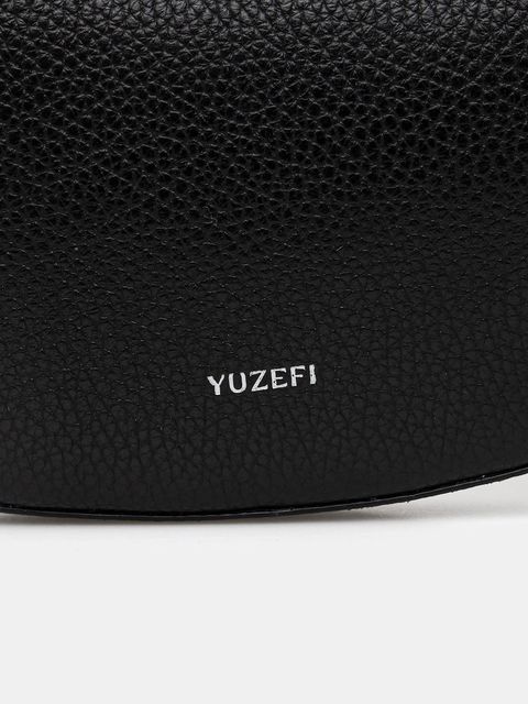 Yuzefi torebka skórzana FORTUNE COOKIE kolor czarny YUZCO-HB-FC-L034